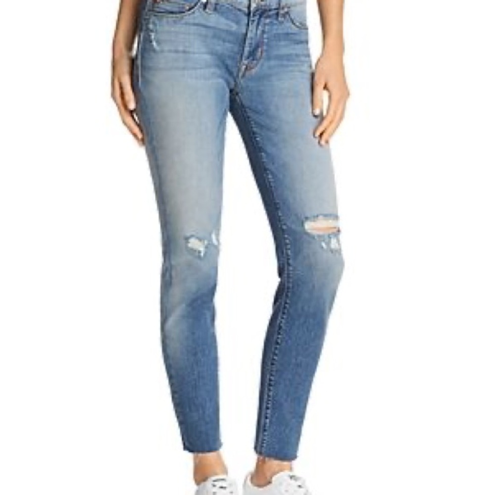 Hudson Krista Ankle Skinny with Raw Hem Jeans